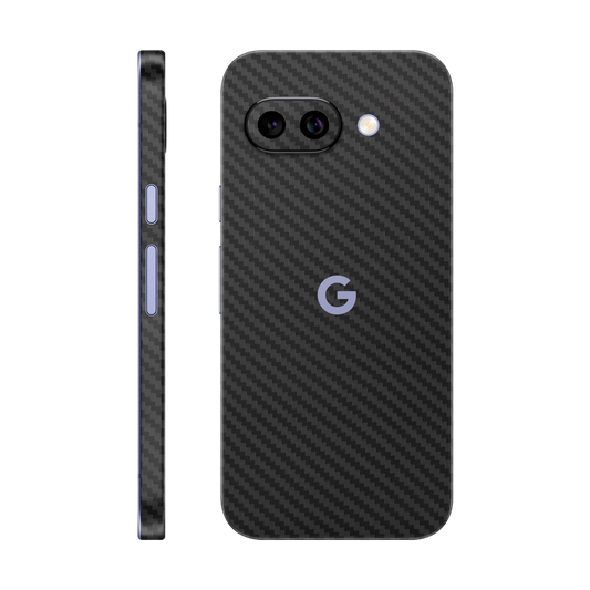 Folie de protectie pentru Google Pixel 9a, eSkins Elegans, Skin Carbon Negru
