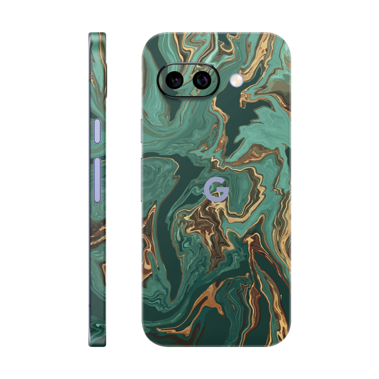 Folie de protectie pentru Google Pixel 9a, eSkins Signature, Skin Emerald Flow