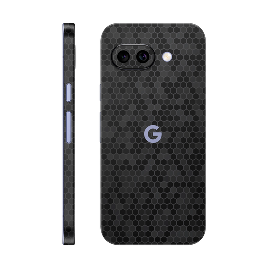 Folie de protectie pentru Google Pixel 9a, eSkins Elegans, Skin Honeycomb Negru