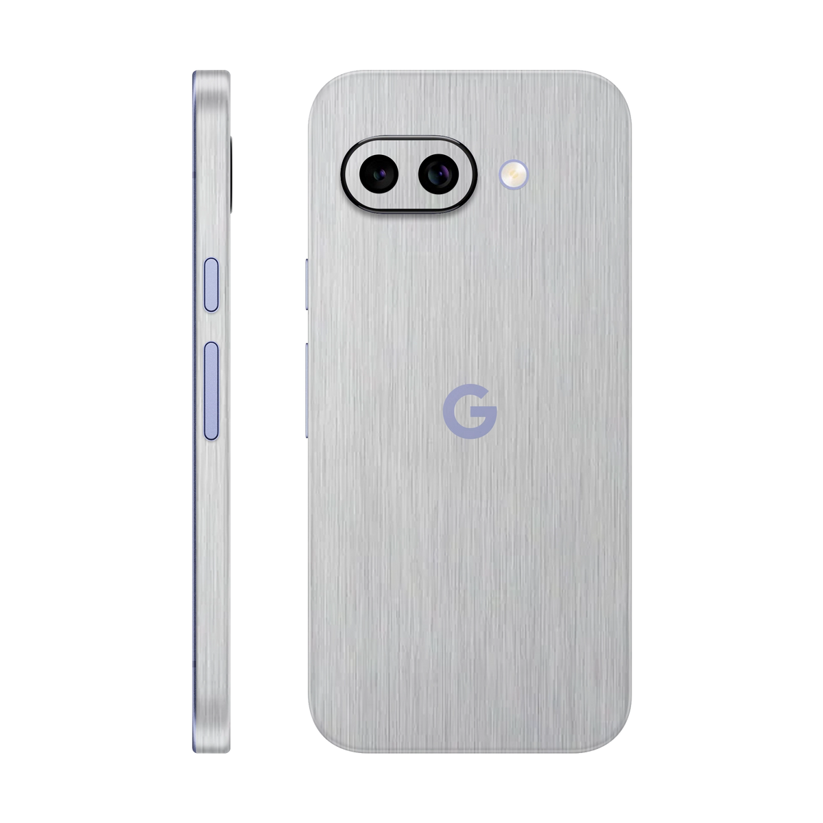 Folie de protectie pentru Google Pixel 9a, eSkins Elegans, Skin Metalic Gri