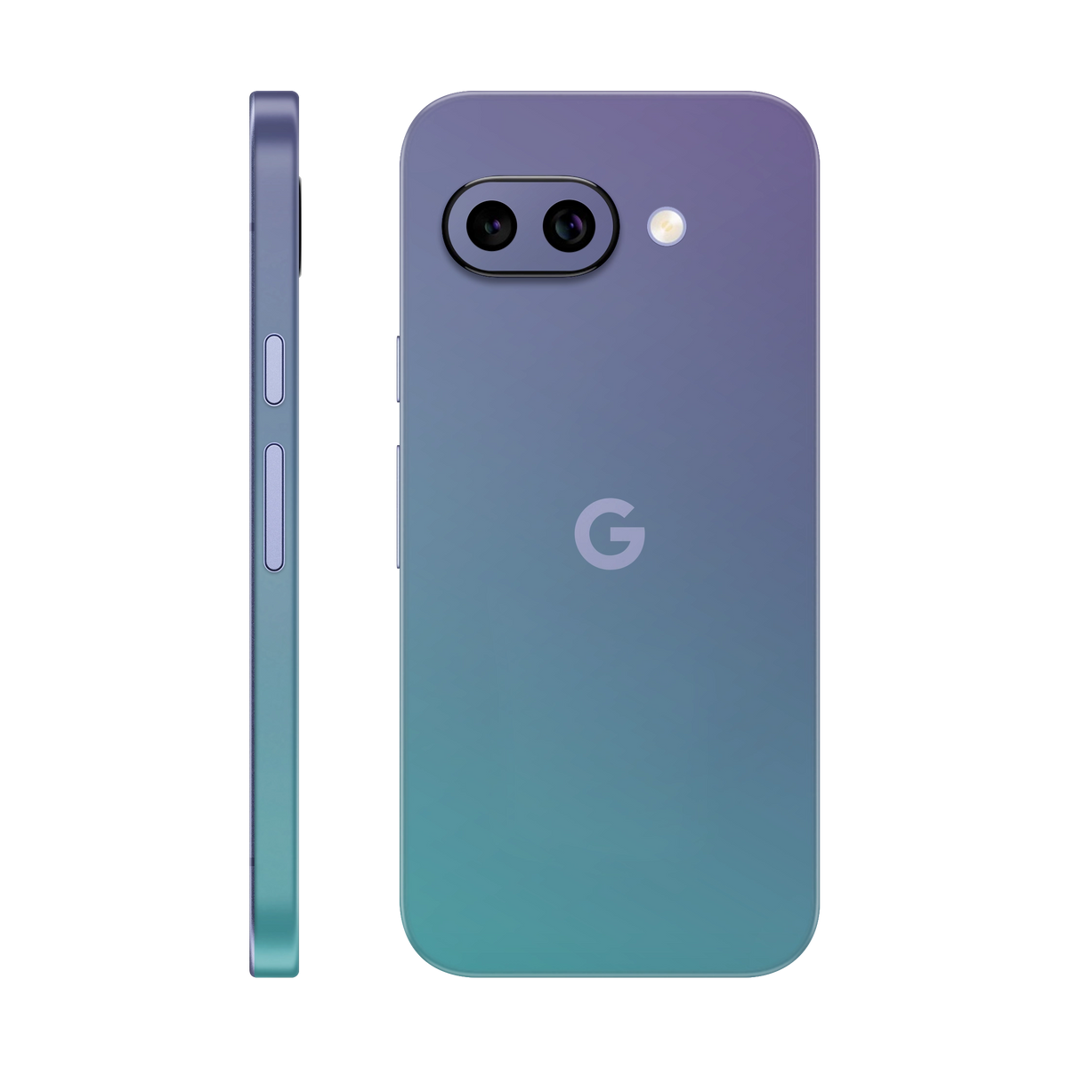 Folie de protectie pentru Google Pixel 9a, eSkins Unique, Skin Cameleon Turcoaz-Lavanda
