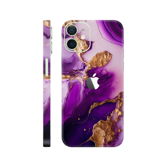 Folie de protectie pentru iPhone 12, eSkins Signature, Skin Amethyst Dream