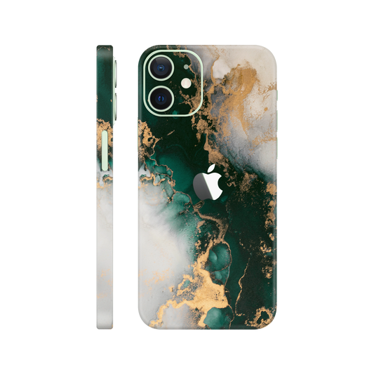 Folie de protectie pentru iPhone 12, eSkins Signature, Skin Forest Mist
