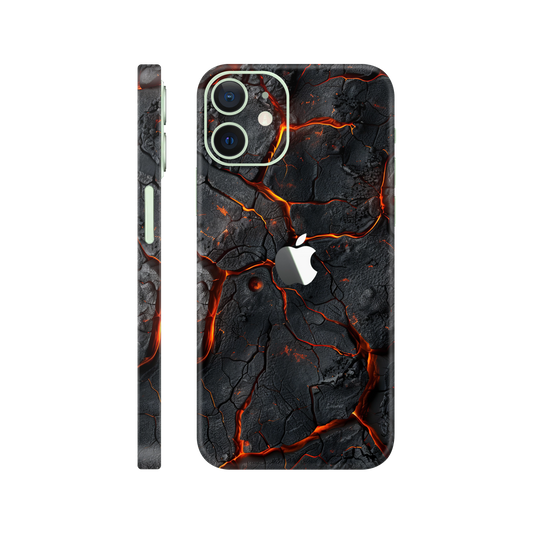 Folie de protectie pentru iPhone 12, eSkins Signature, Skin Inferno Crust
