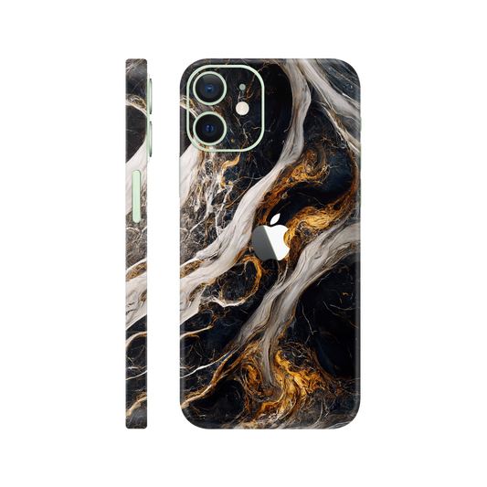 Folie de protectie pentru iPhone 12, eSkins Signature, Skin Luxe Nebula
