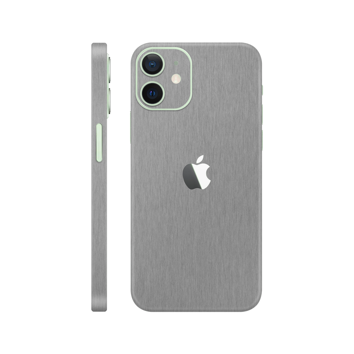 Folie de protectie pentru iPhone 12, eSkins Elegans, Skin Metalic Grafit