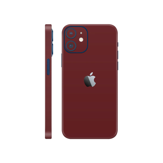 Folie de protectie iPhone 12 Mini, eSkins Unique, Skin Mat Cupru