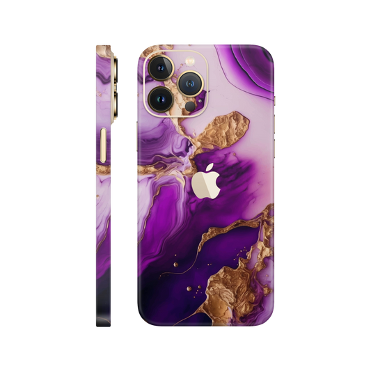 Folie de protectie pentru iPhone 12 Pro, eSkins Signature, Skin Amethyst Dream