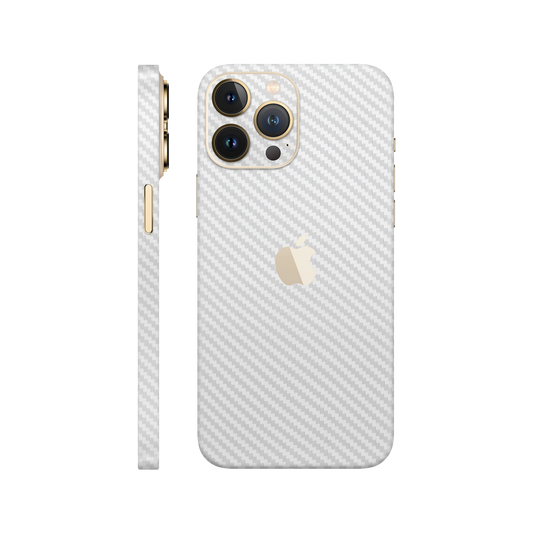 Skin iPhone 12 Pro, Carbon 3D White