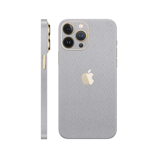 Skin iPhone 12 Pro, Honeycomb 3D Gray