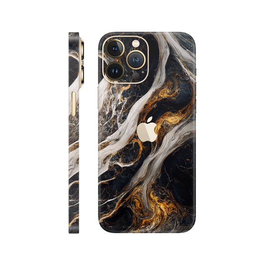 Folie de protectie pentru iPhone 12 Pro, eSkins Signature, Skin Luxe Nebula
