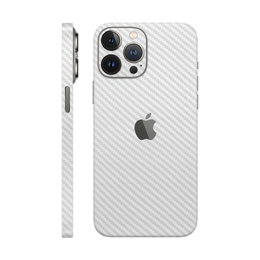 Skin iPhone 12 Pro Max, Carbon 3D White