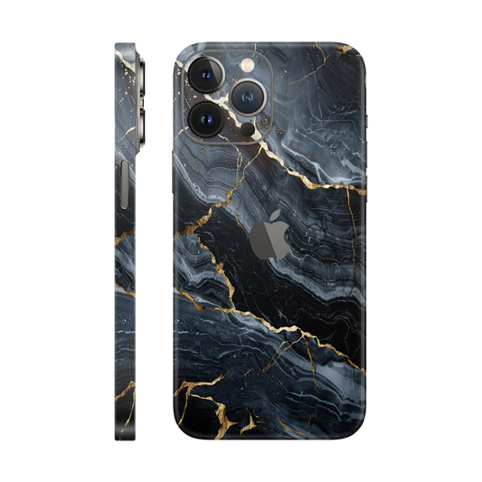 Folie de protectie pentru iPhone 12 Pro Max, eSkins Signature, Skin Gilded Abyss