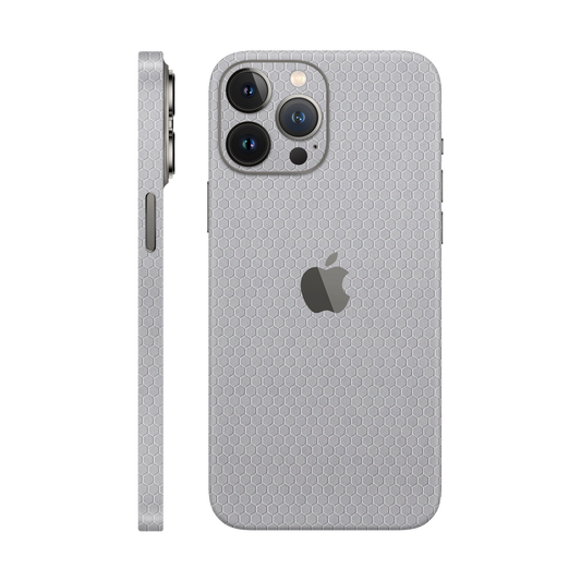 Skin iPhone 12 Pro Max, Honeycomb 3D Grey