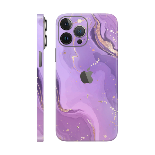 Folie de protectie pentru iPhone 12 Pro Max, eSkins Signature, Skin Lavender Swirl
