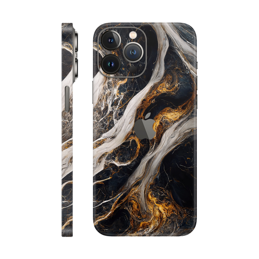 Folie de protectie pentru iPhone 12 Pro Max, eSkins Signature, Skin Luxe Nebula
