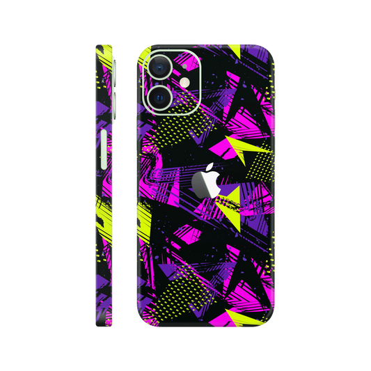 Folie de protectie pentru iPhone 12, eSkins Signature, Skin Urban Graffiti