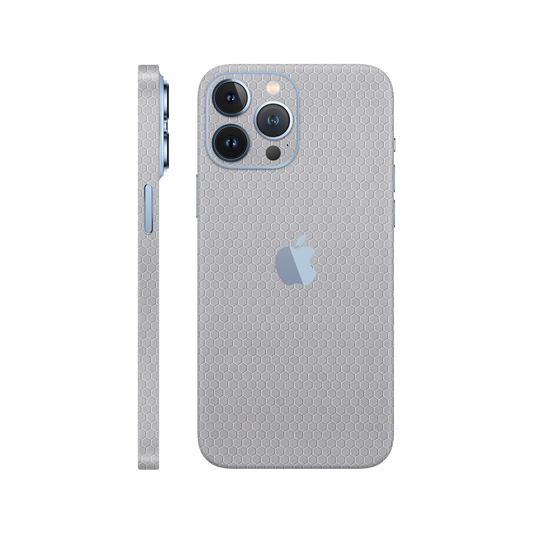 Skin iPhone 13 Pro, Honeycomb 3D Gray
