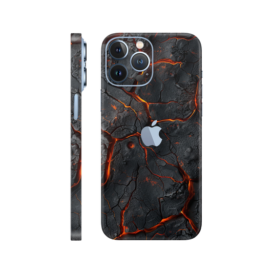 Folie de protectie pentru iPhone 13 Pro, eSkins Signature, Skin Inferno Crust