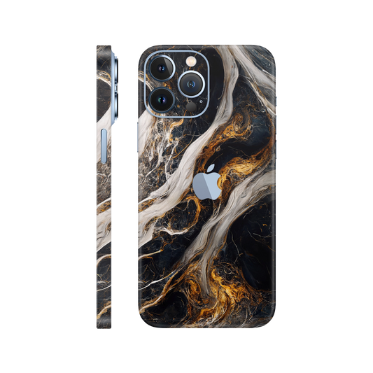 Folie de protectie pentru iPhone 13 Pro, eSkins Signature, Skin Luxe Nebula