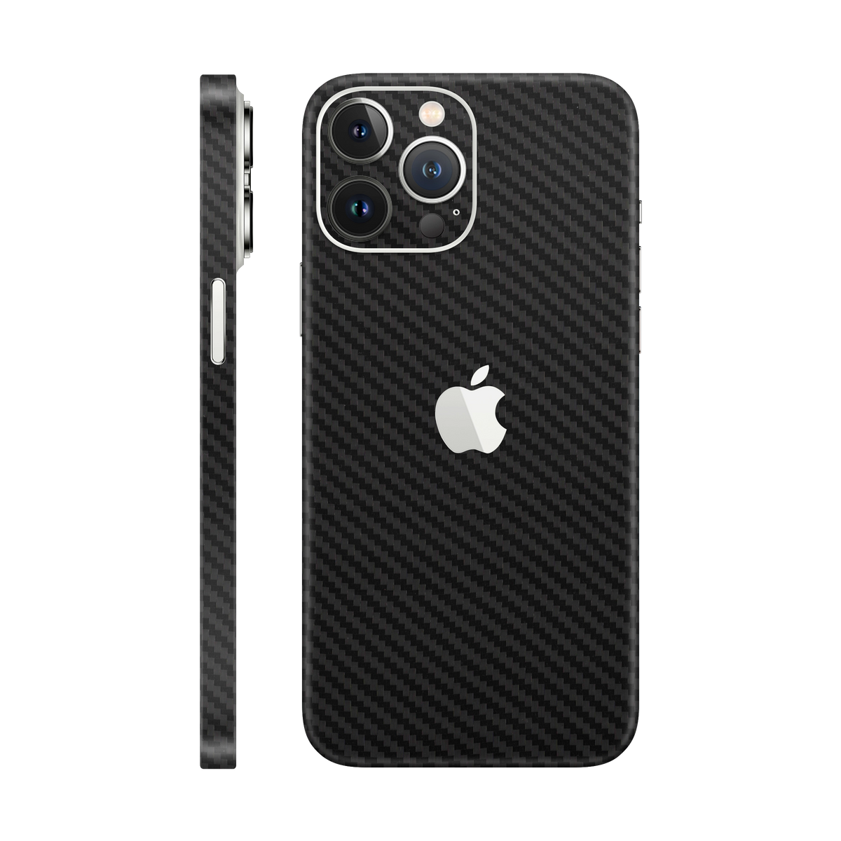 Skin iPhone 13 Pro Max, Carbon 3D Black