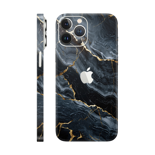 Folie de protectie pentru iPhone 13 Pro Max, eSkins Signature, Skin Gilded Abyss