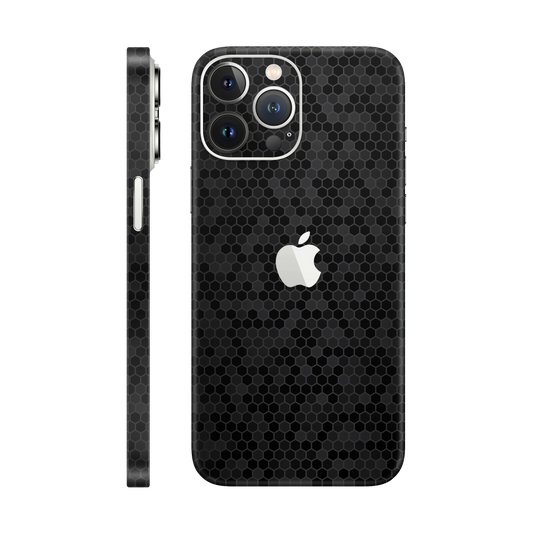 Skin iPhone 13 Pro Max, Honeycomb 3D Black