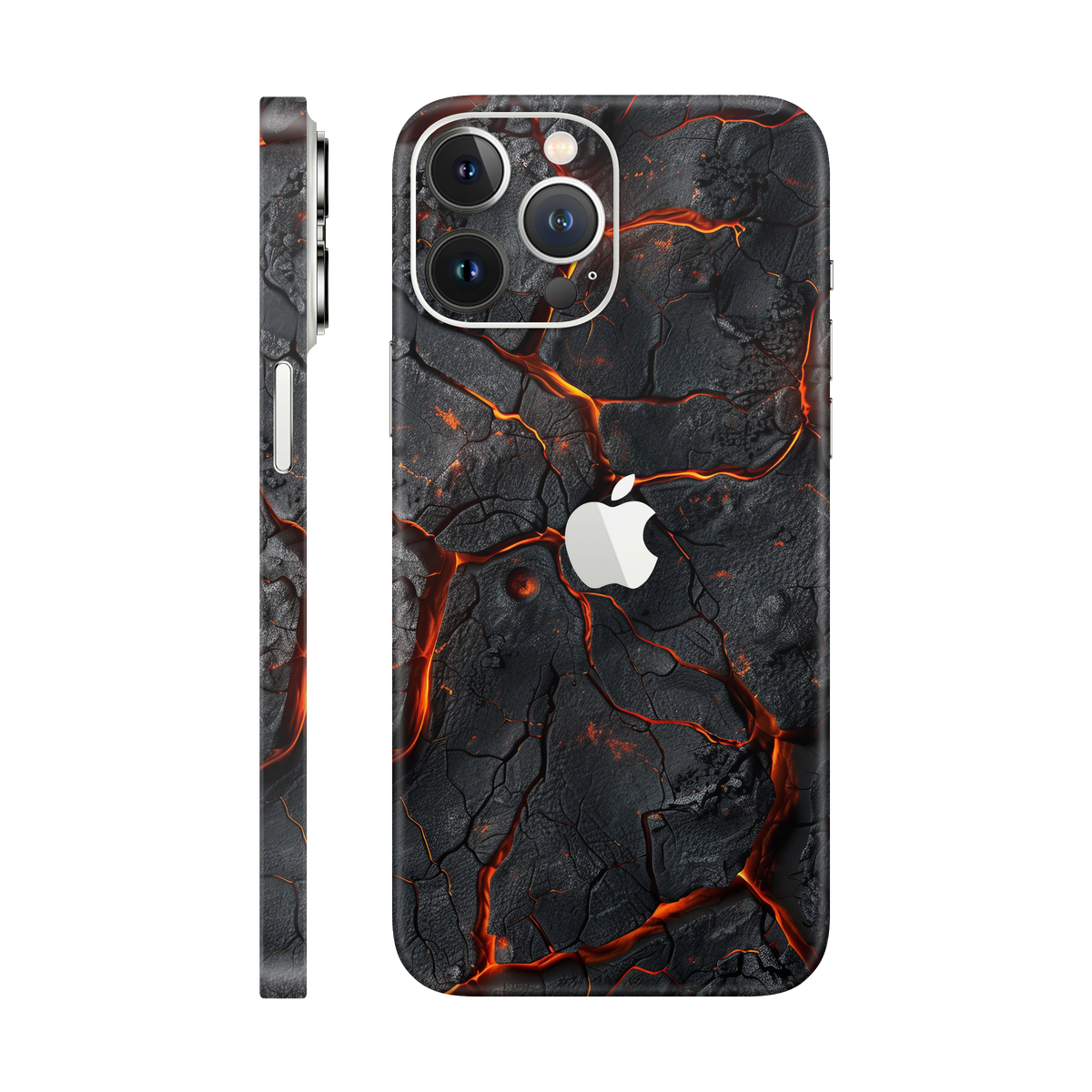 Folie de protectie pentru iPhone 13 Pro Max, eSkins Signature, Skin Inferno Crust