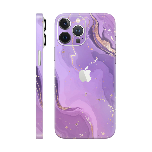 Folie de protectie pentru iPhone 13 Pro Max, eSkins Signature, Skin Lavender Swirl