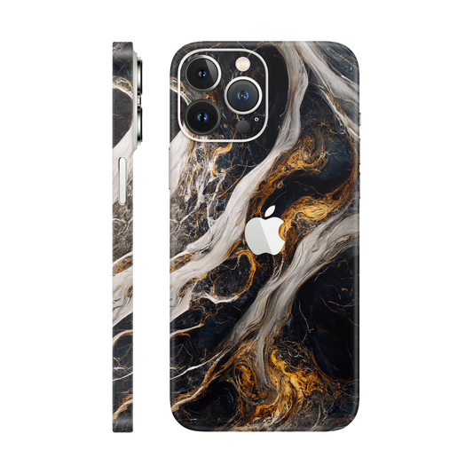 Folie de protectie pentru iPhone 13 Pro Max, eSkins Signature, Skin Luxe Nebula