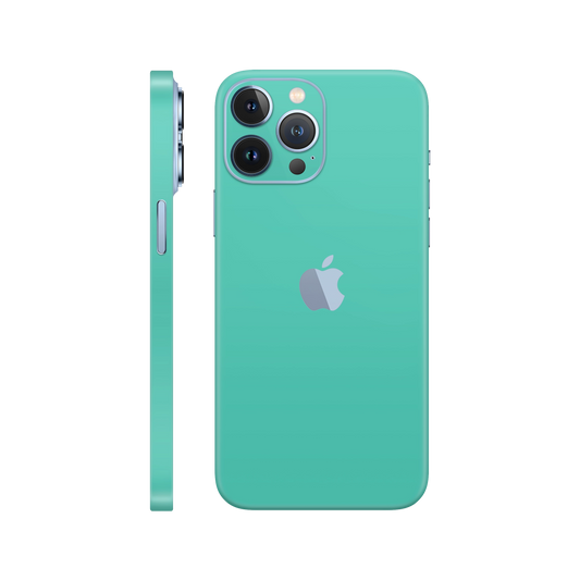 Skin iPhone 13 Pro, Matte Mint Green