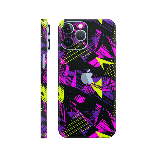 Folie de protectie pentru iPhone 13 Pro, eSkins Signature, Skin Urban Graffiti