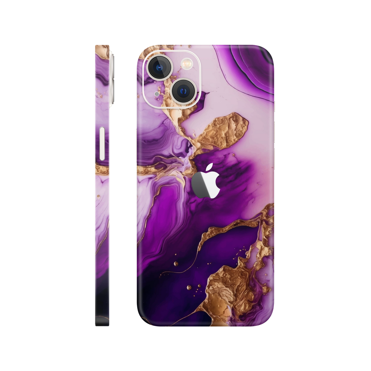 Folie de protectie pentru iPhone 14, eSkins Signature, Skin Amethyst Dream
