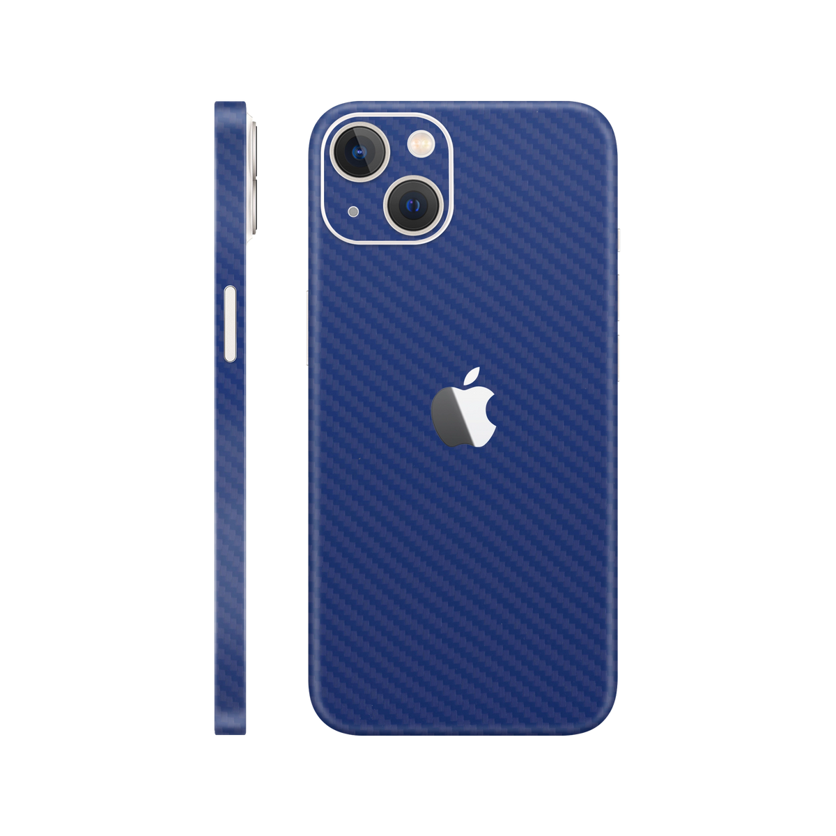 Skin iPhone 14, Carbon 3D Blue