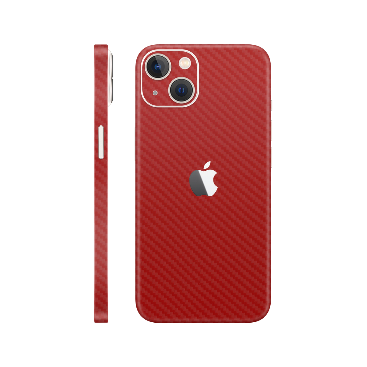 Skin iPhone 14, Carbon 3D Red