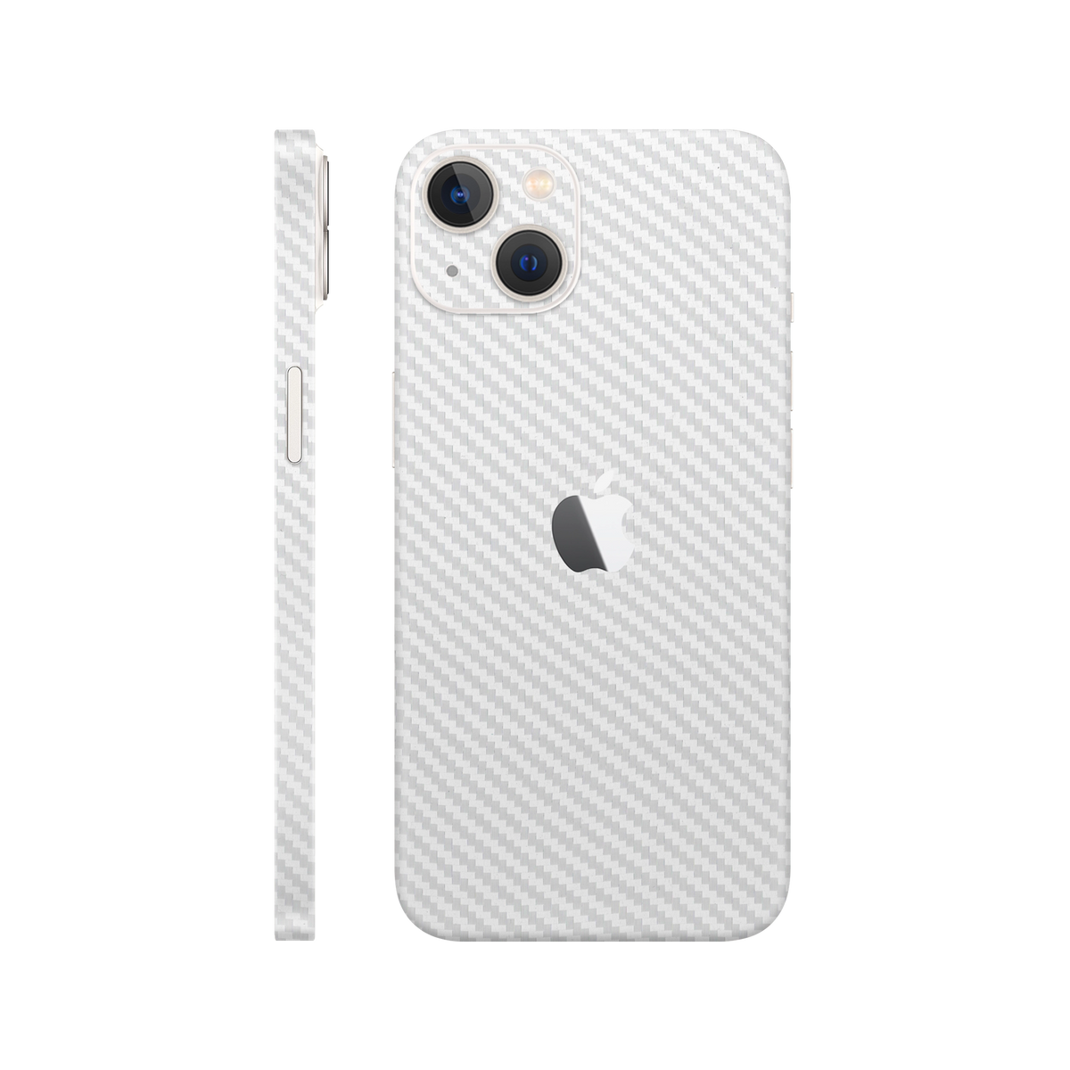 Skin iPhone 14, Carbon 3D White 