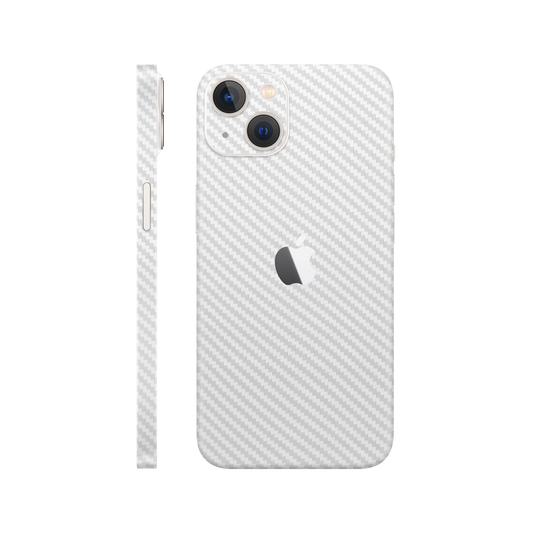 Skin iPhone 14, Carbon 3D White 