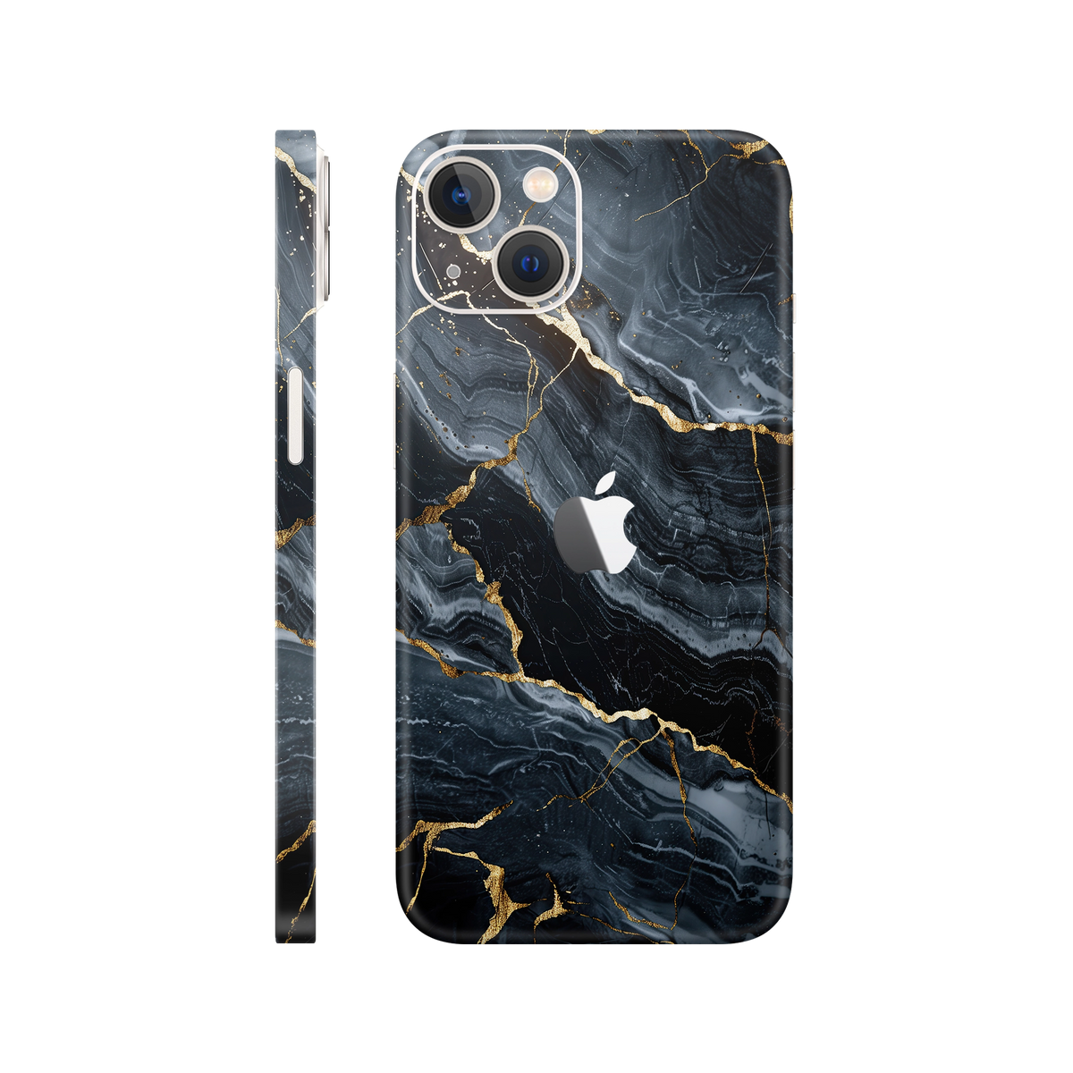 Folie de protectie pentru iPhone 14, eSkins Signature, Skin Gilded Abyss