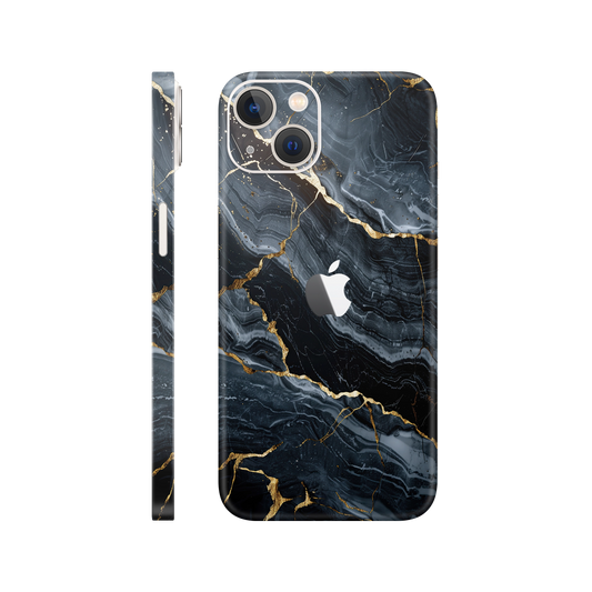 Folie de protectie pentru iPhone 14, eSkins Signature, Skin Gilded Abyss
