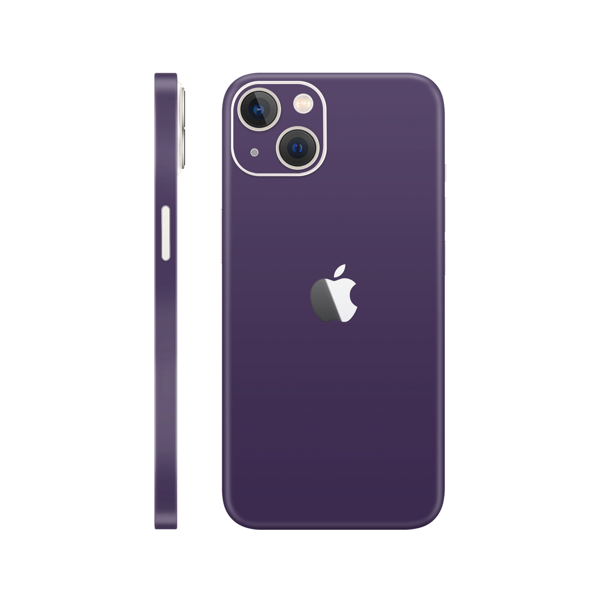 Skin iPhone 14, Matte Metallic Purple