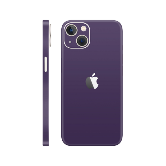 Skin iPhone 14, Matte Metallic Purple