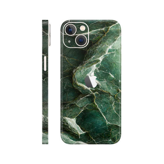 Folie de protectie pentru iPhone 14, eSkins Signature, Skin Mystic Emerald