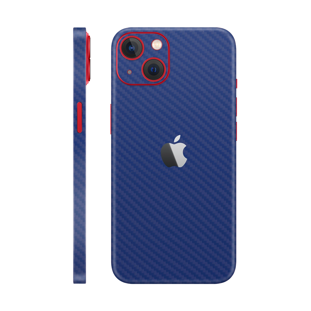 Skin iPhone 14 Plus, Carbon 3D Blue