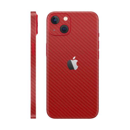 Skin iPhone 14 Plus, Carbon 3D Red