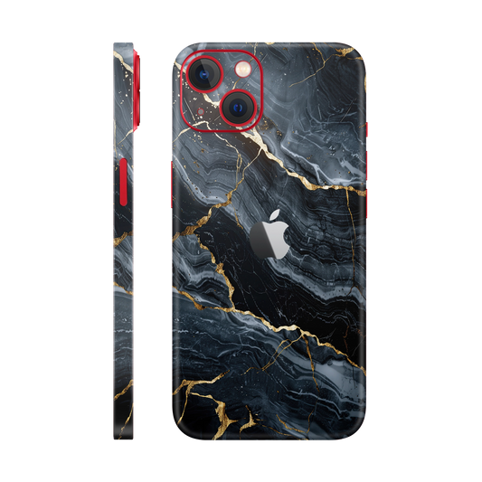 Folie de protectie pentru iPhone 14 Plus, eSkins Signature, Skin Gilded Abyss