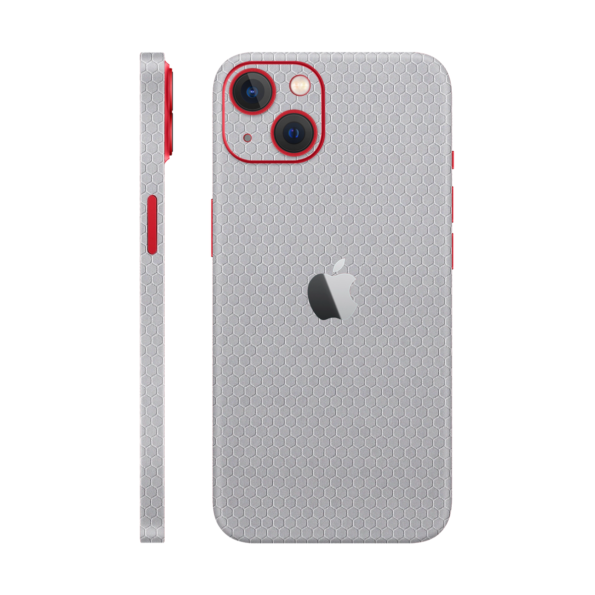 Skin iPhone 14 Plus, Honeycomb 3D Gray
