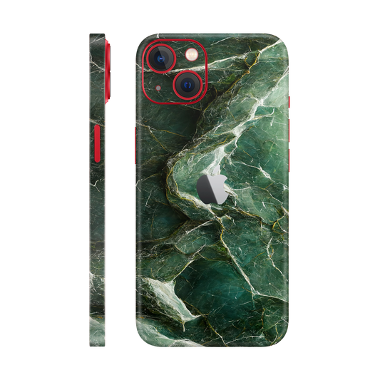 Folie de protectie pentru iPhone 14 Plus, eSkins Signature, Skin Mystic Emerald