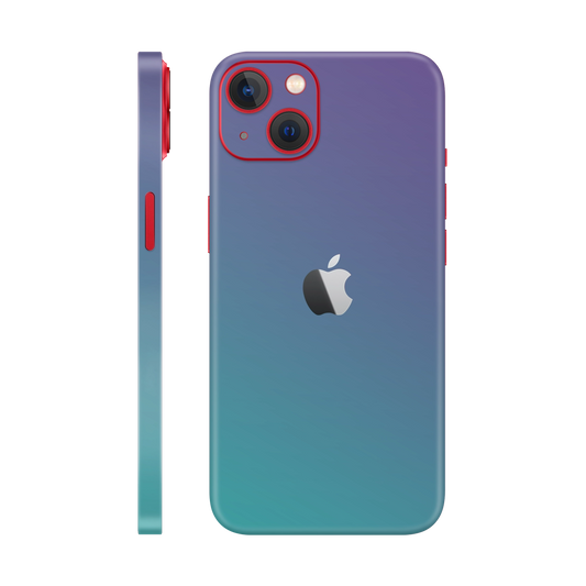 Skin iPhone 14 Plus, Chameleon Turquoise - Lavender