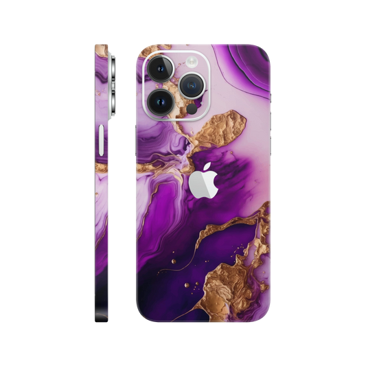 Folie de protectie pentru iPhone 14 Pro, eSkins Signature, Skin Amethyst Dream