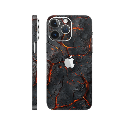 Folie de protectie pentru iPhone 14 Pro, eSkins Signature, Skin Inferno Crust